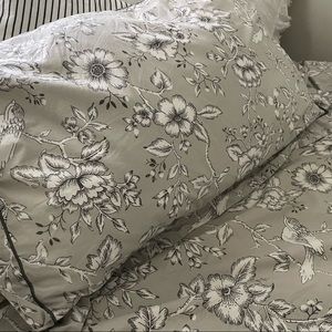 Cotton duvet comforter cover and 2 pillow shams
